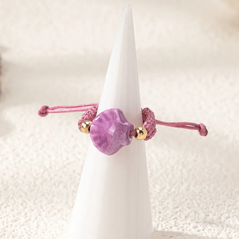 Anillos Ajustables Cordón Dijes Marinos
