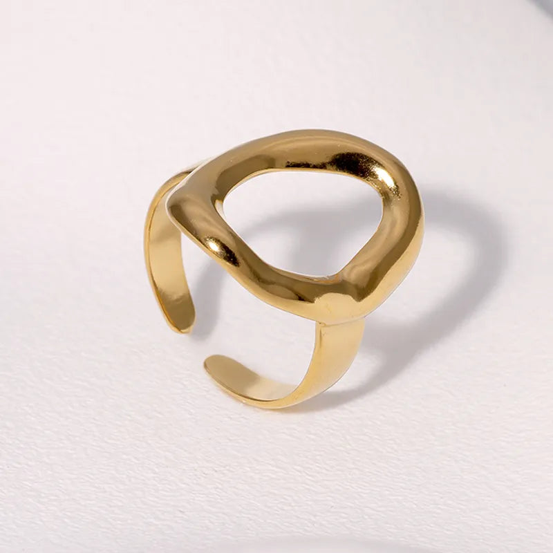 Anillo Dorado Divergente Ajustable