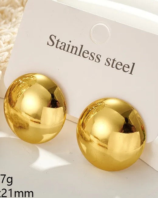 Aretes Dorados Circulares