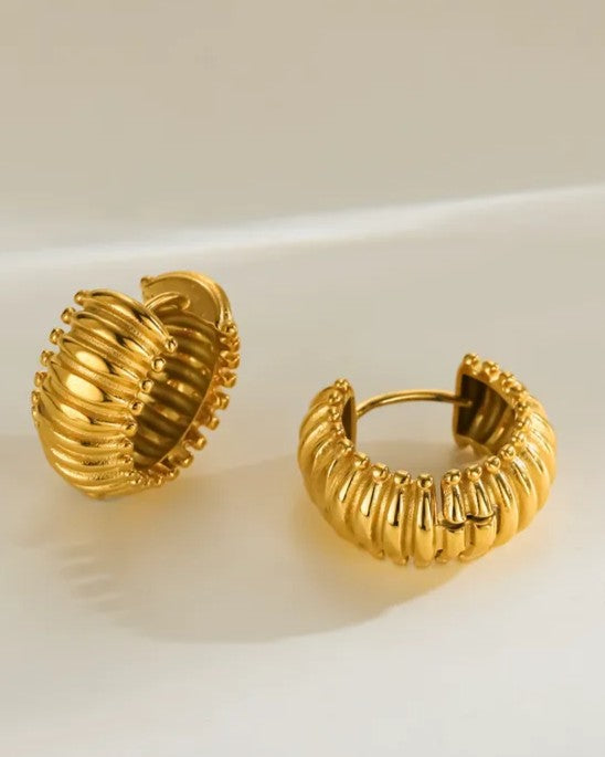 Aretes Dorados Arracadas