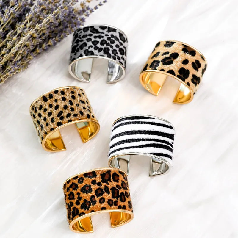 Brazalete Dorado Leopardo