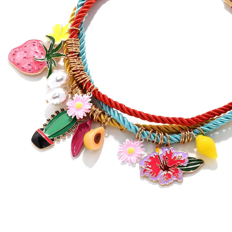 Collar Cordón Dijes Varios (Costo por Collar Individual)