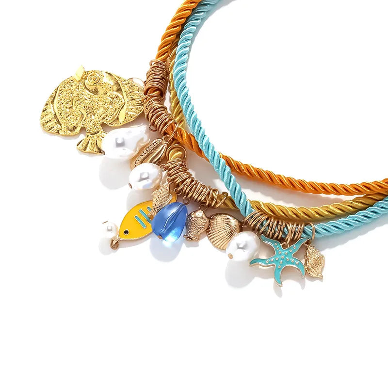 Collar Cordón Dijes Varios (Costo por Collar Individual)