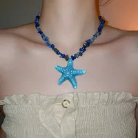 Collar Cuencas y Estrella de Mar Azul