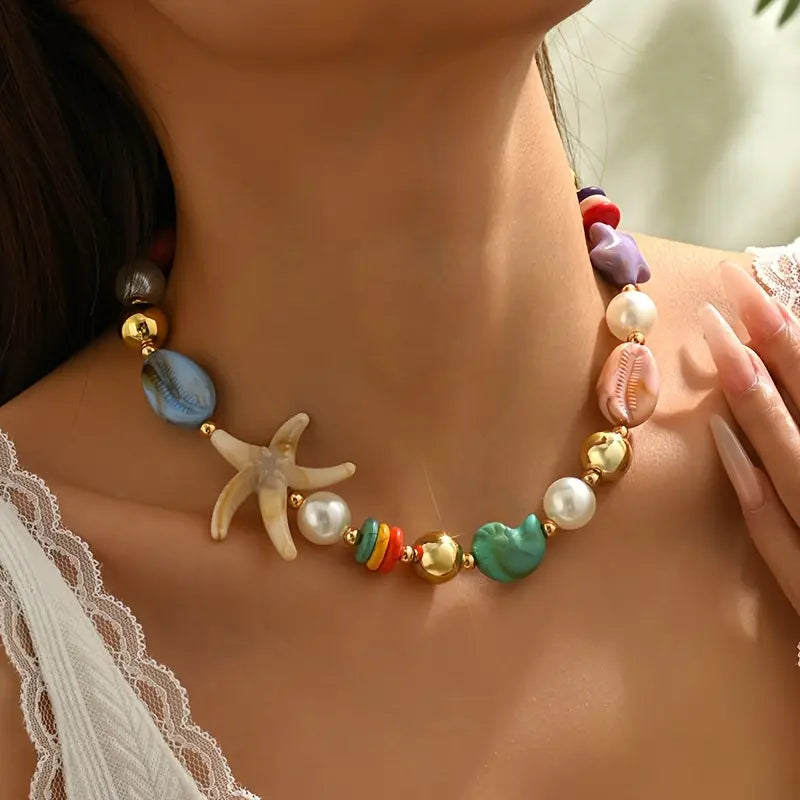 Collar Multicolor Cuencas y Marinos