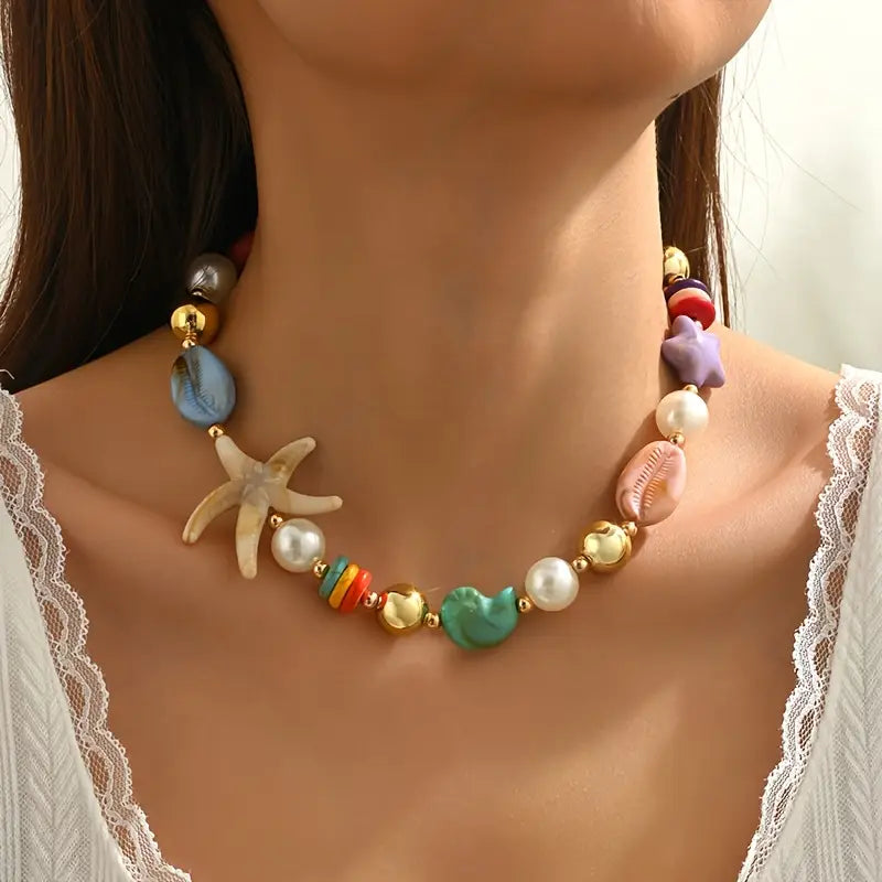 Collar Multicolor Cuencas y Marinos