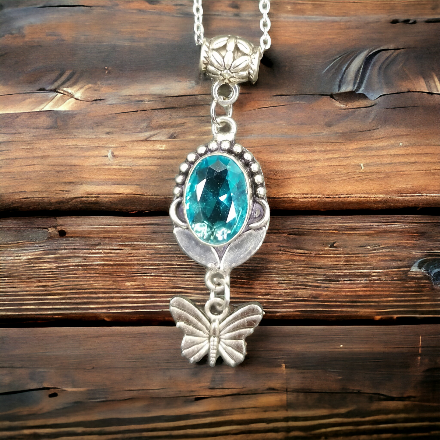 Dije Topacio Azul