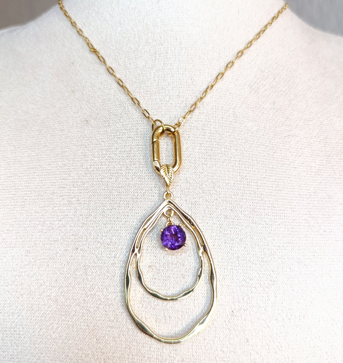 Dije Amatista Morado Obispo