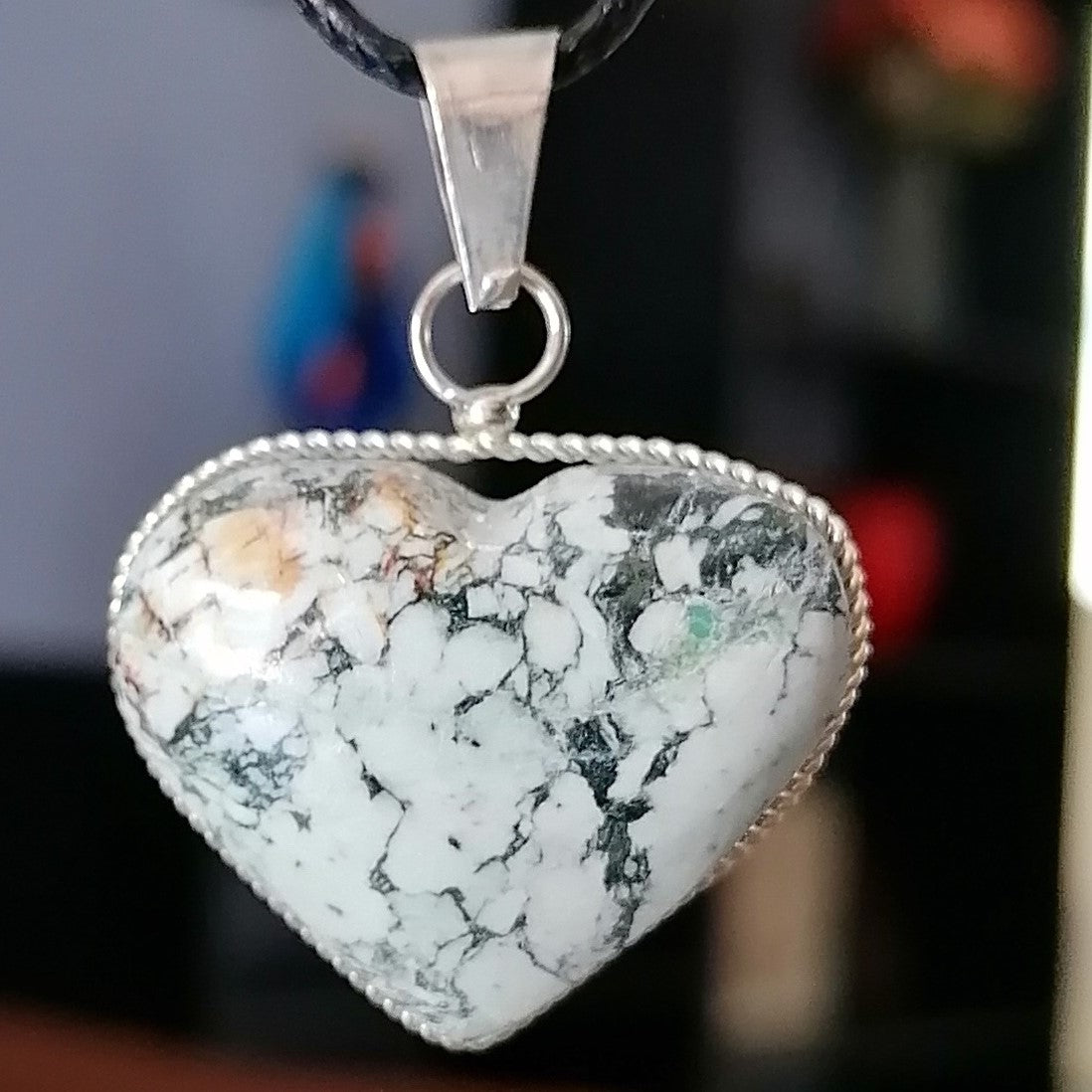 Dije Jaspe Musgo Corazón