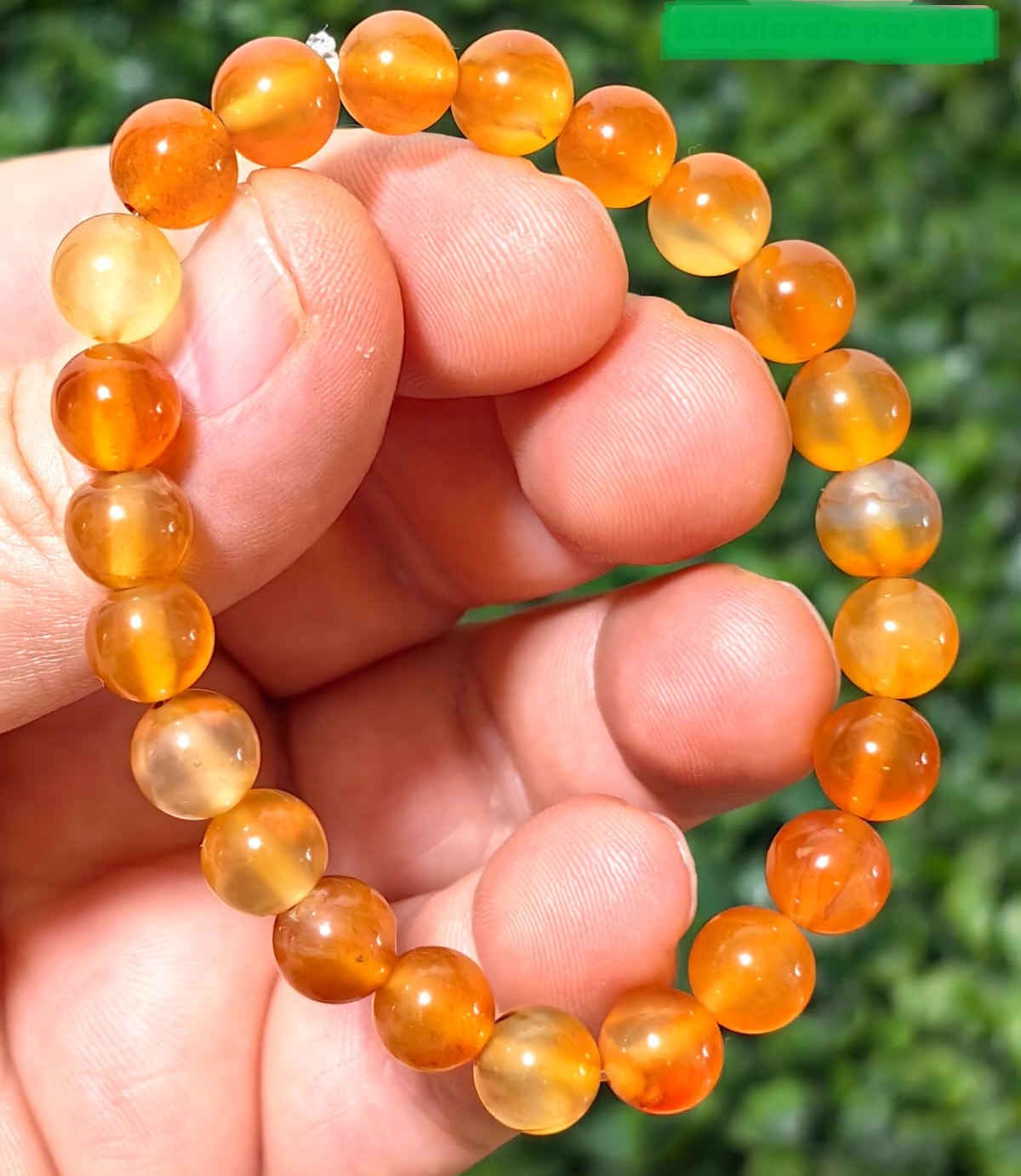 Pulsera Agata Cornalina