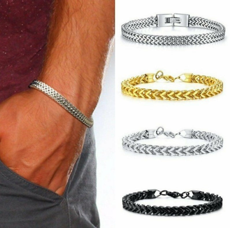 Pulsera Dorada 6mm 21cm