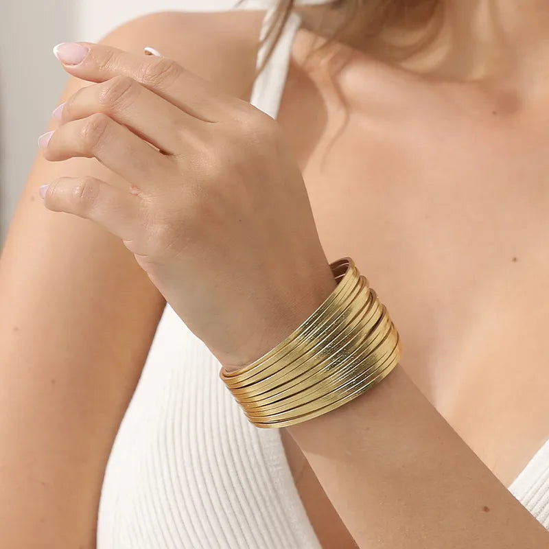 Pulsera Piel Dorada