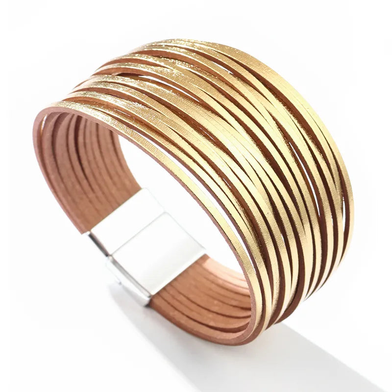 Pulsera Piel Dorada