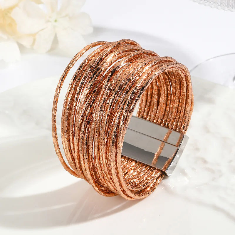 Pulsera Piel Cobre