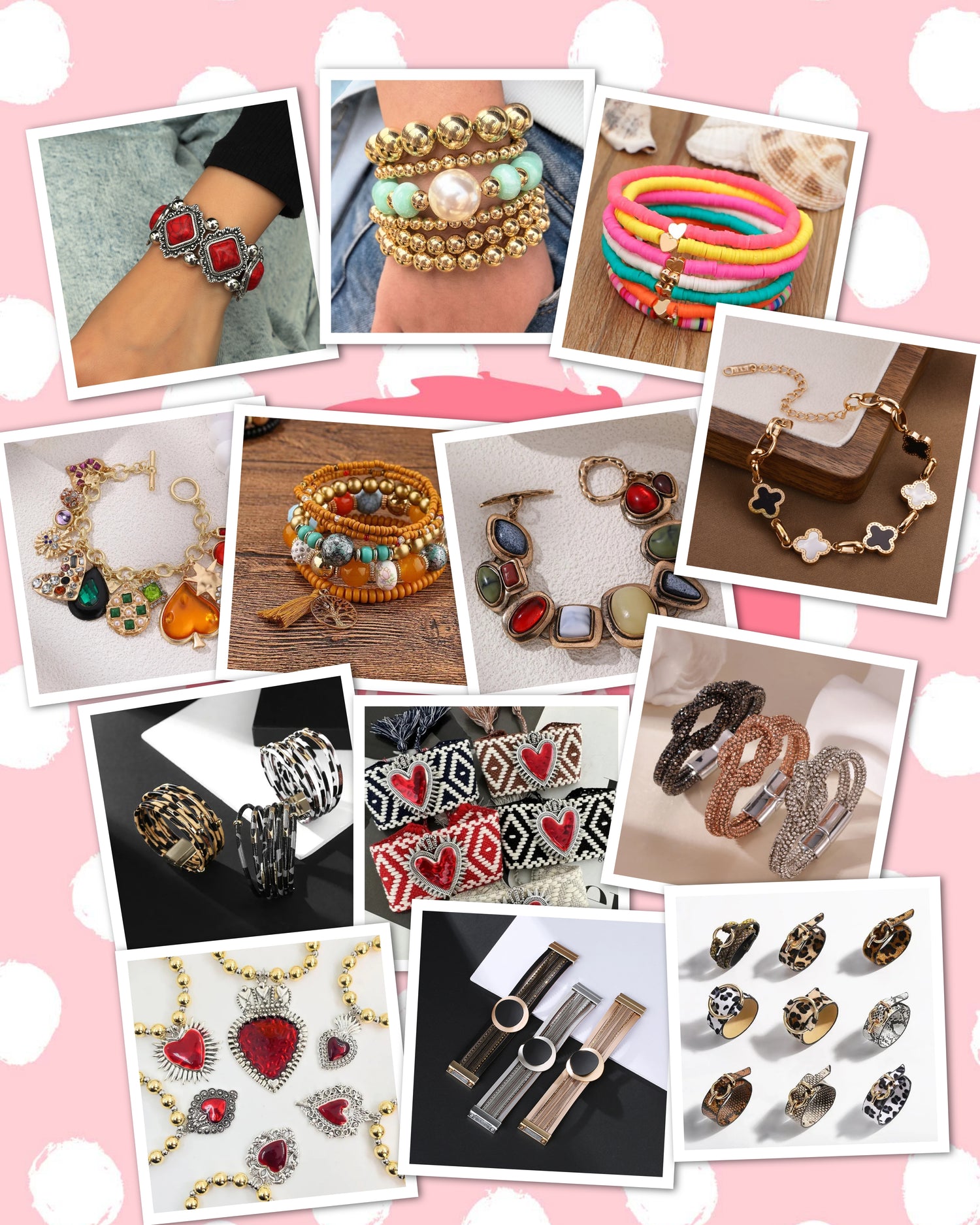 Pulseras Acero, Resina y Cuero