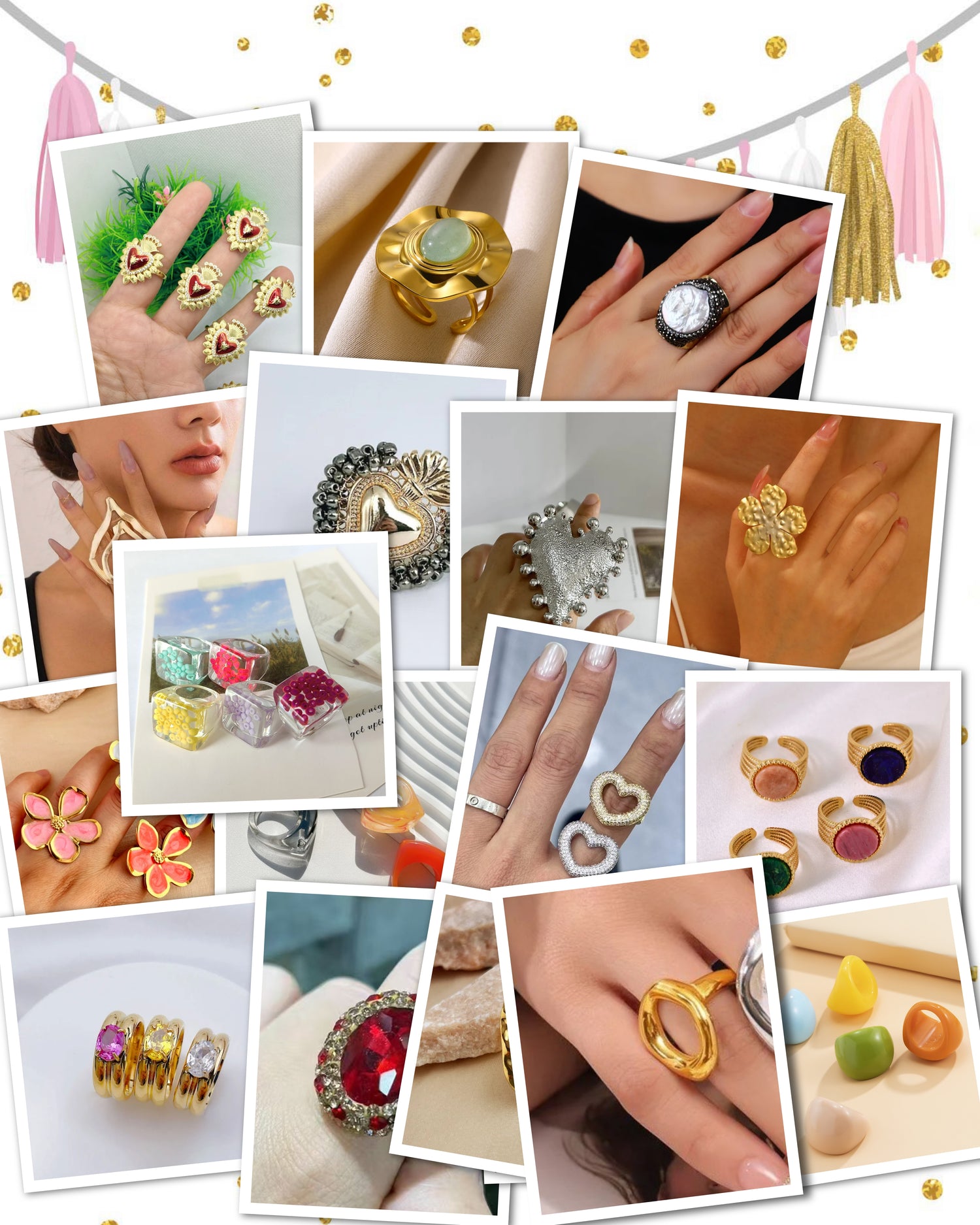Anillos Acero y Resina