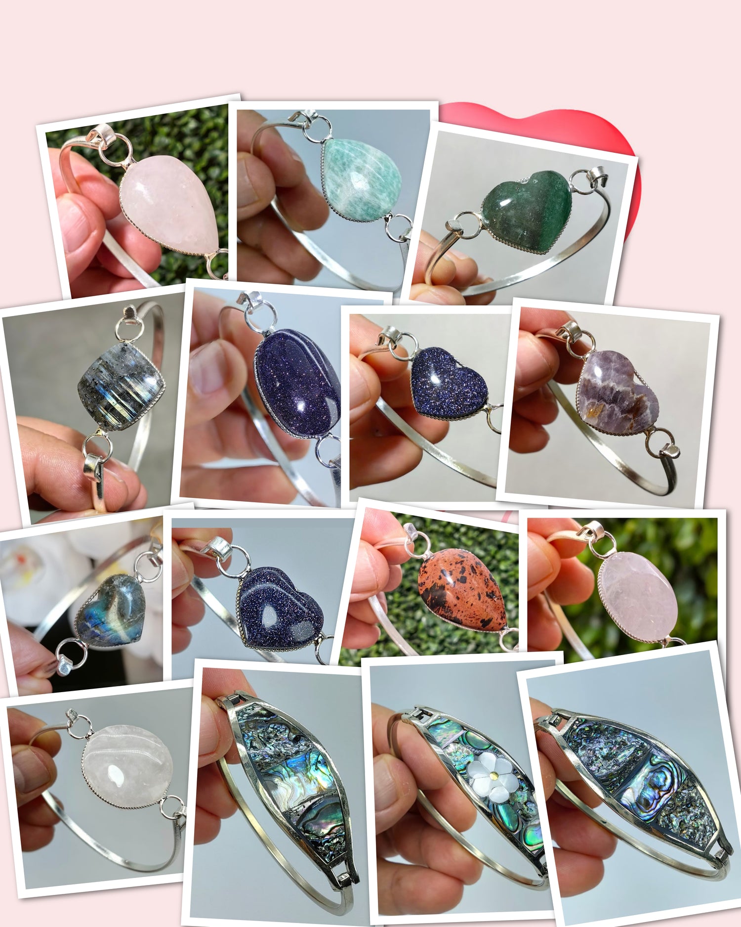 Brazaletes Piedras Minerales