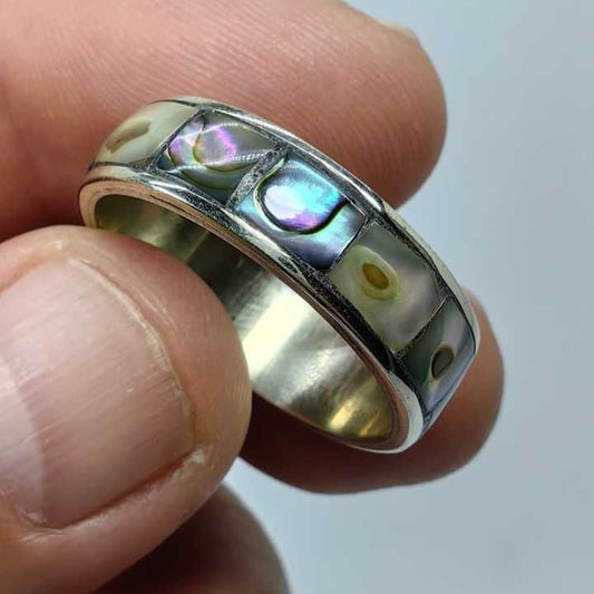 Anillo Argolla Abulón Talla 11