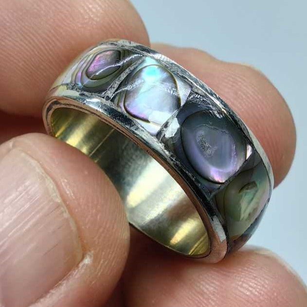 Anillo Argolla Abulón Talla 08