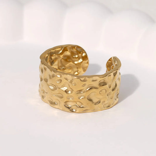 Anillo Dorado Amartillado - Ajustable