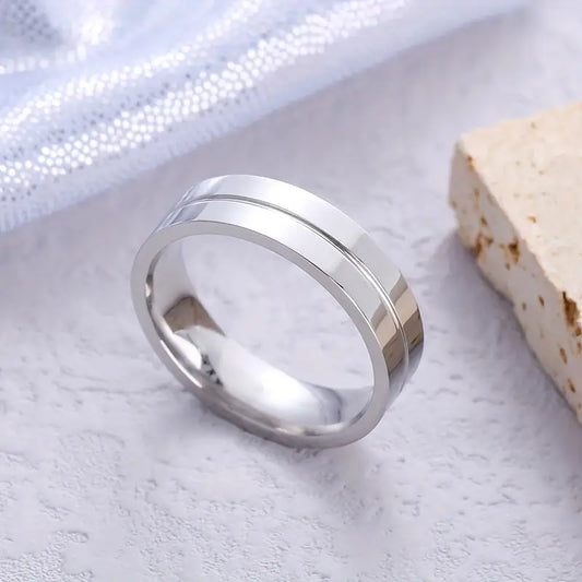 Anillo Plateado, Talla 6