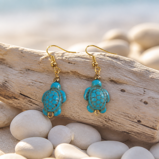 Aretes Tortuga Turquesa
