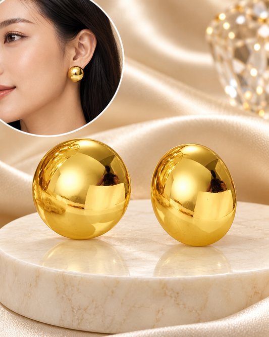 Aretes Dorados Circulares