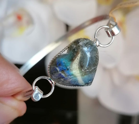 Brazalete Piedra Mineral Labradorita