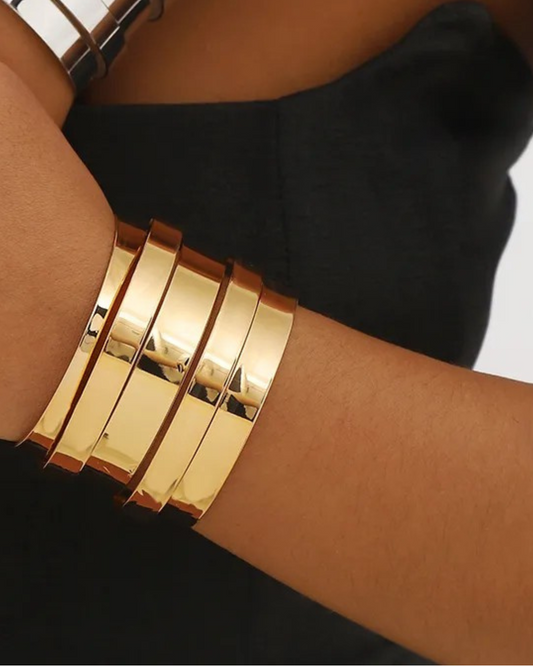 Brazalete Flotante Dorado