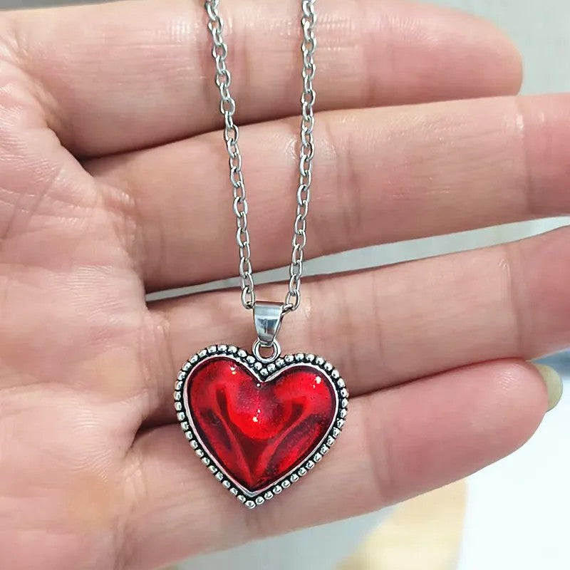 Collar Corazón Rojo