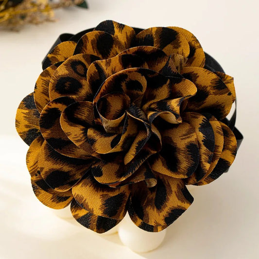 Collar Tela Flor Animal Print