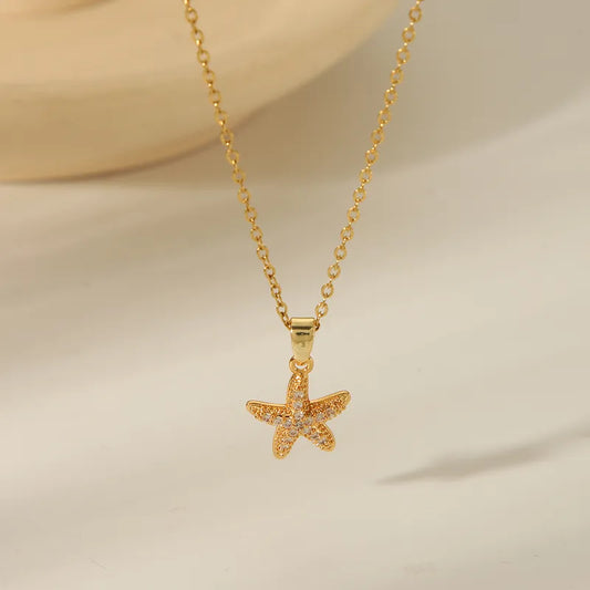 Collar Dorado Estrella de Mar
