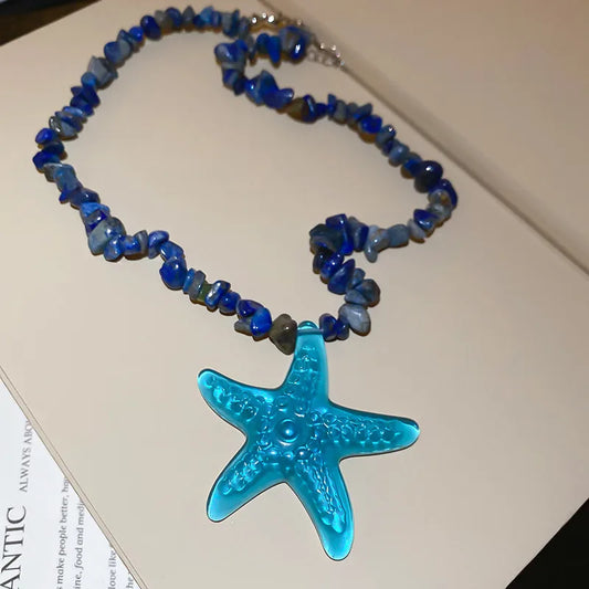 Collar Cuencas y Estrella de Mar Azul