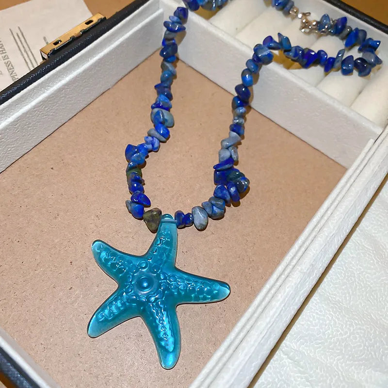 Collar Cuencas y Estrella de Mar Azul