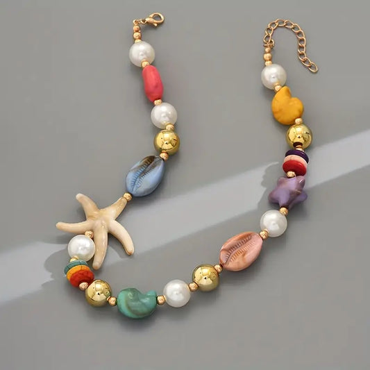Collar Multicolor Cuencas y Marinos