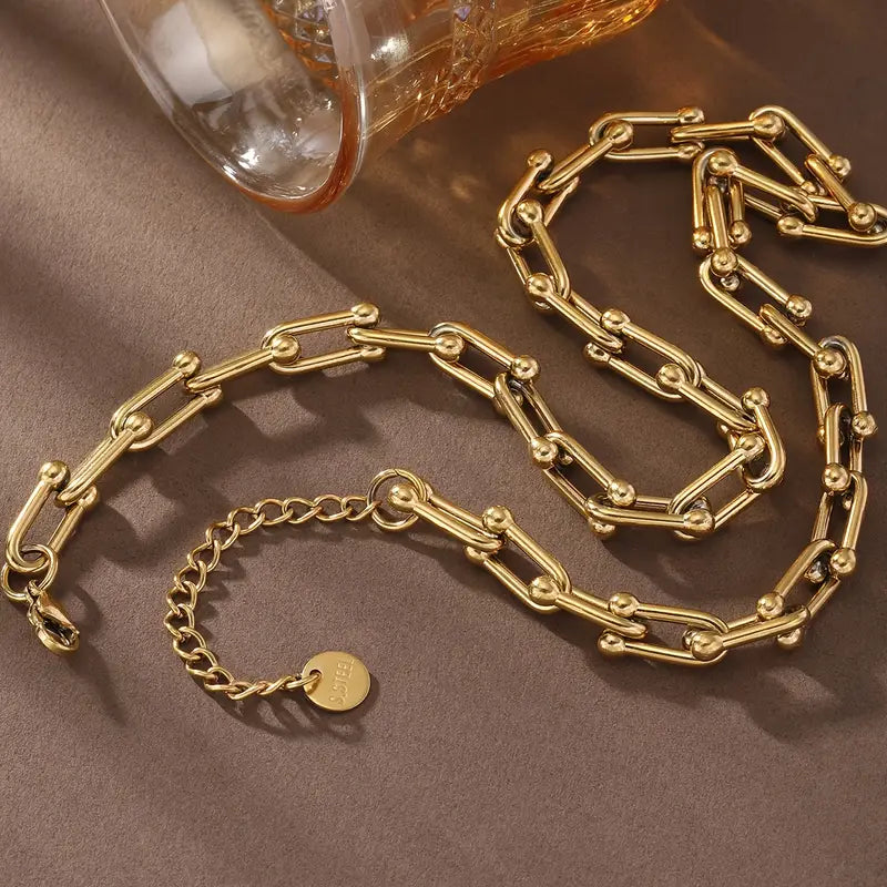 Collar Dorado Tipo Tifany