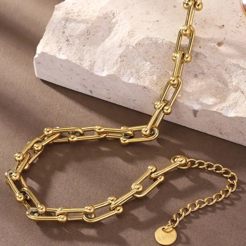 Collar Dorado Tipo Tifany