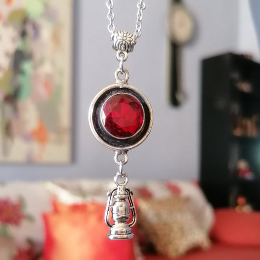 Dije de Granate Brillante