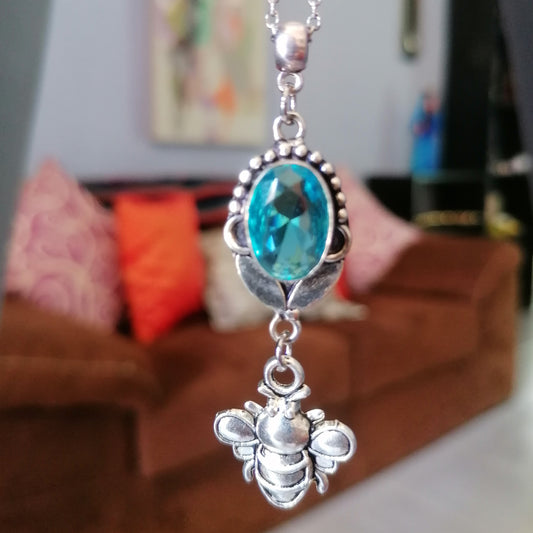 Dije Topacio Azul
