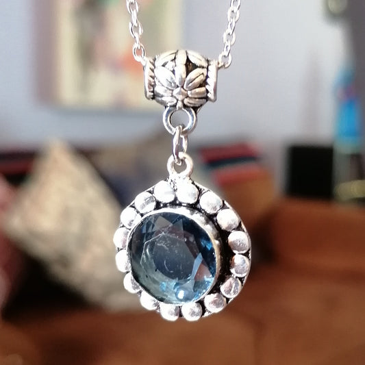 Dije Topacio Azul