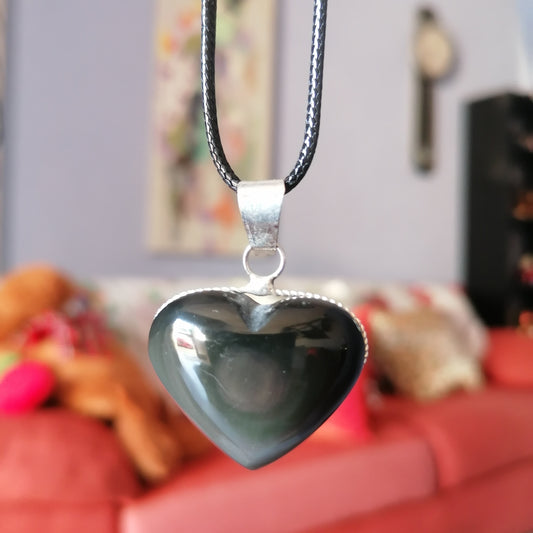 Dije Obsidiana Arcoíris