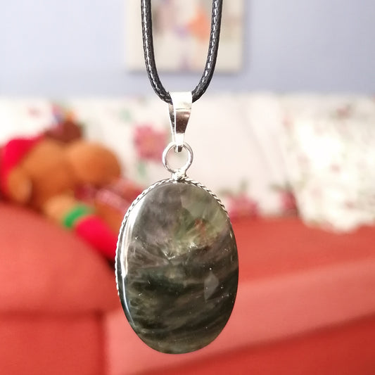 Dije Obsidiana Arcoíris