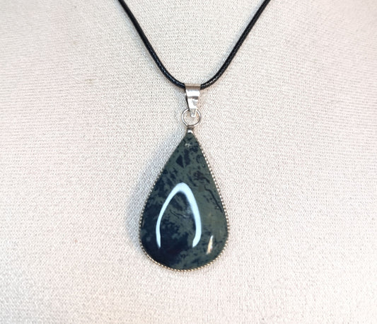 Dije Obsidiana Telaraña