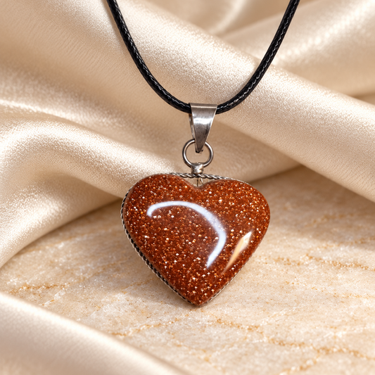Dije Corazón Venturina Café
