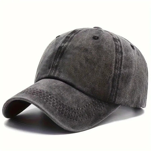 Gorra Béisbol Retro Lavada y Desgastada