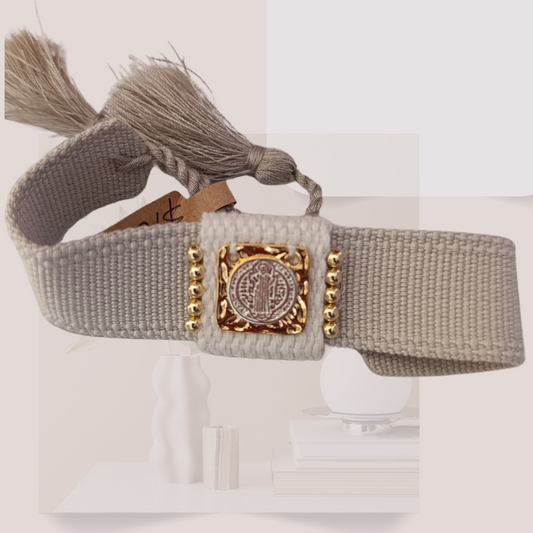 Pulsera Nylon Tejida San Benito