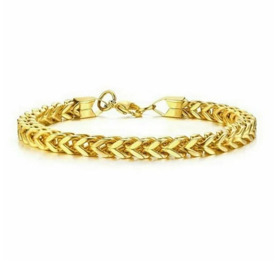 Pulsera Dorada 6mm 21cm