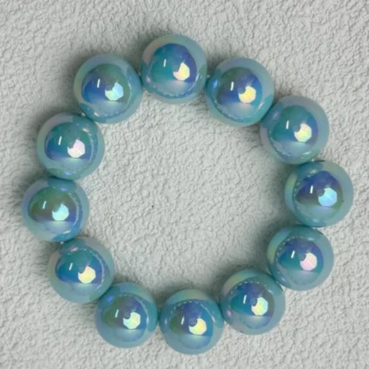 Pulsera Cuencas 16mm Color Azul